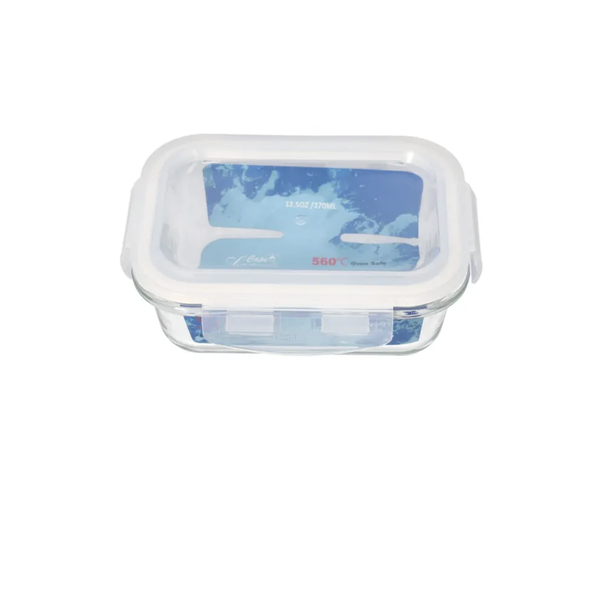 Borosilicate Glass Fresh Keeping Lunch Box - 370ML