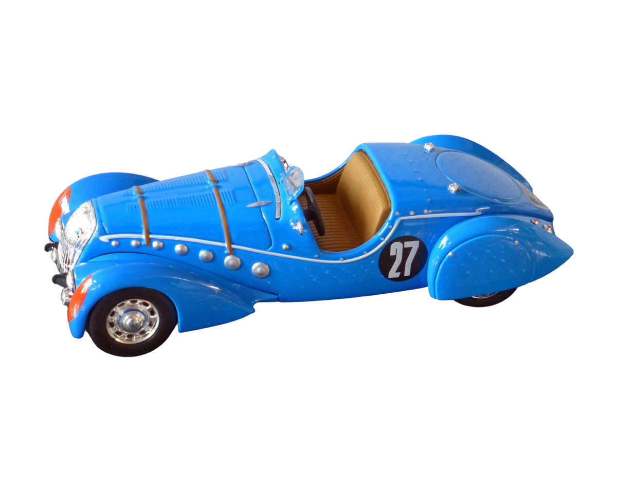 Miniature Peugeot 302 Darl'Mat Roadster 27 Le Mans 1937 - francis miniatures