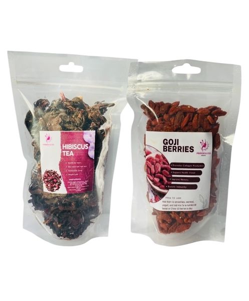 Dry Hibiscus Leave and Goji Berry Tea