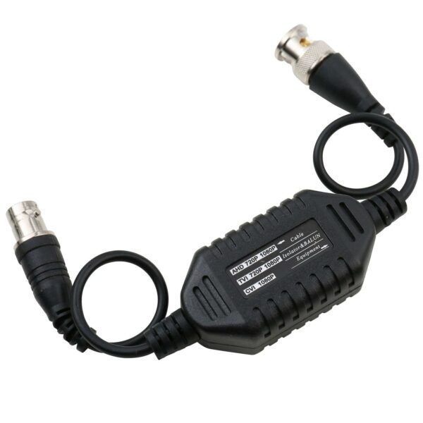 TT- Coaxial Video Ground Loop Isolator Balun BNC Male to Female