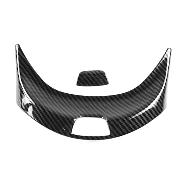Car Center Console Armrest Box Trim Switch Buttons Cover Carbon Fiber