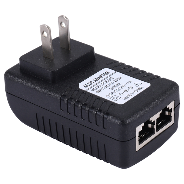 Power Supply Ethernet POE Injector Adapter (24V/1A US Plug)