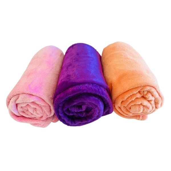 Pet's Ultra Soft Fleece Blanket - Pretty Paws (125cm x 90cm) Set of 3