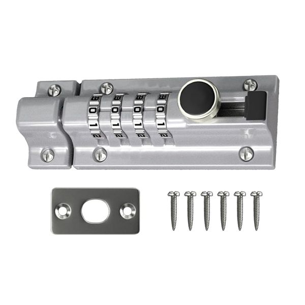 Sliding Bolt Password Combination Lock Safety Slide Latch Lock
