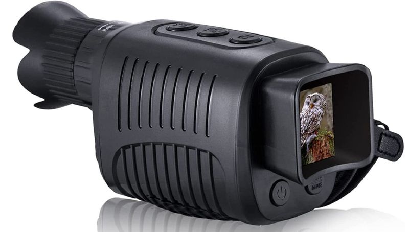 1080P Digital Infrared Night Vision 5X Hunting, Security Monocular Camera