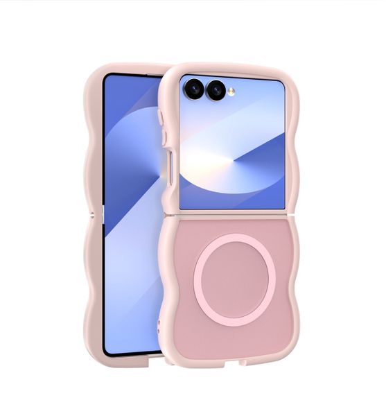 Wave Frame Magnetic Phone Case Compatible With Samsung Galaxy Z Flip 7 5G