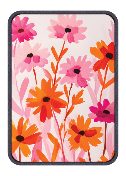 Pink Orange Flowers Wallpaper