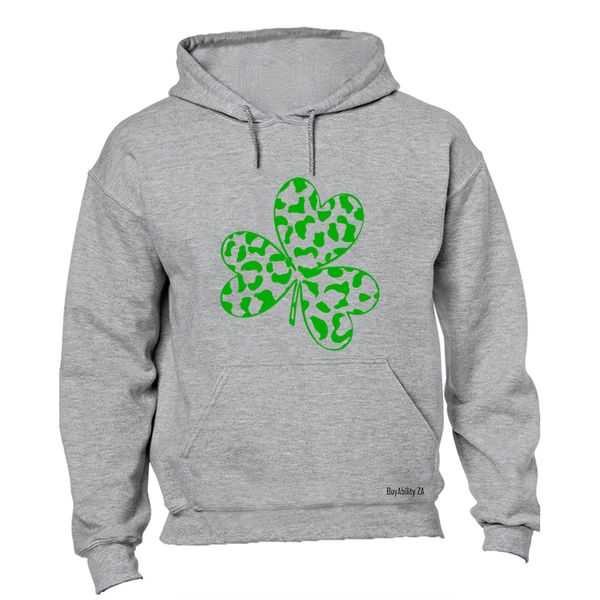 Patterned Shamrock - St. Patricks Hoodie