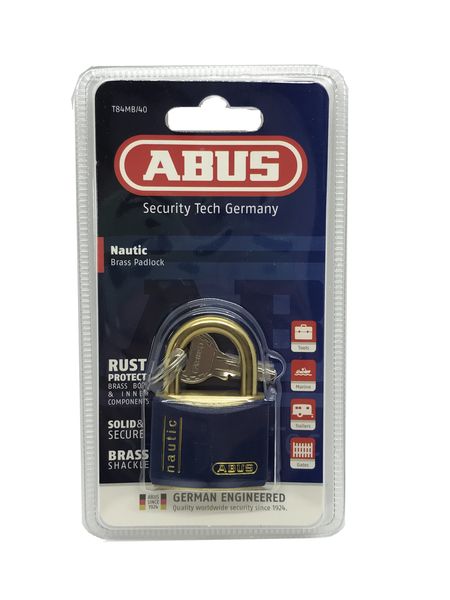 Abus Nautic Padlock 40mm Blue Cover