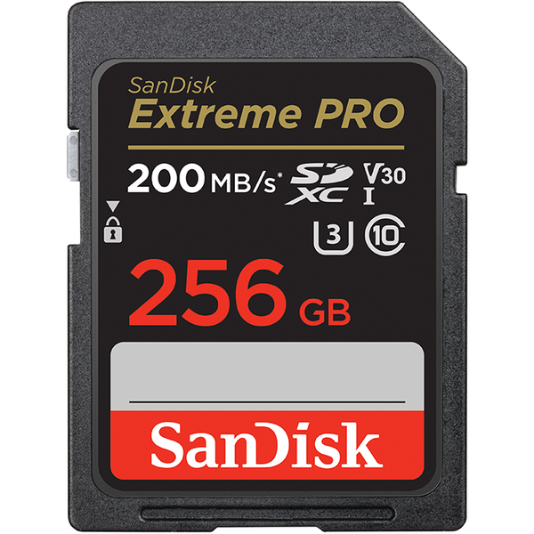 SanDisk Extreme PRO SDHC And SDXC UHS-I Card 256GB