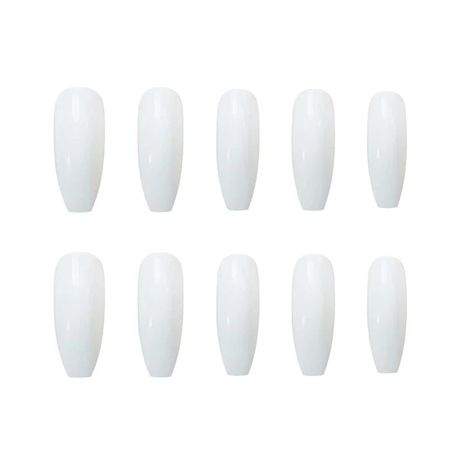 White False Nails 24Piece & 1 Sheet Tape | Buy Online in South Africa |  