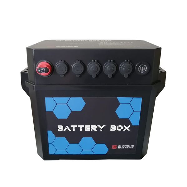 Battery Box Pro ABS Plastic with Multi-Ports