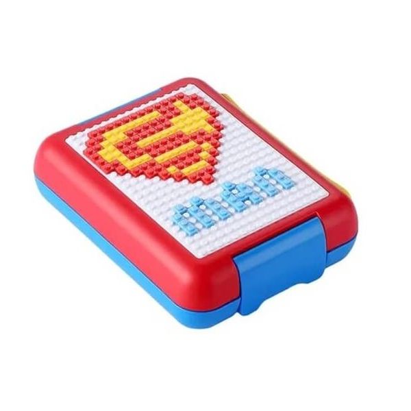 Portable and Sealed Lunch Box With DIY Building Blocks For Kids