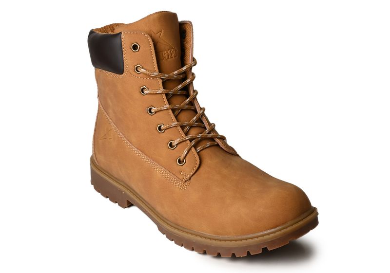 Soviet Men's Allan Hi Cut Lace Up Nubuck PU Boot - Honey/Choc