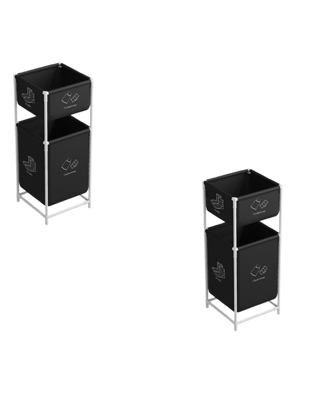 2Pack - Modern Simple Double layered Dirty Clothes Basket