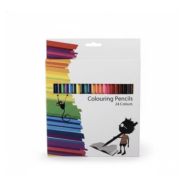 Smooth Set of 24 Rich Colouring Pencils