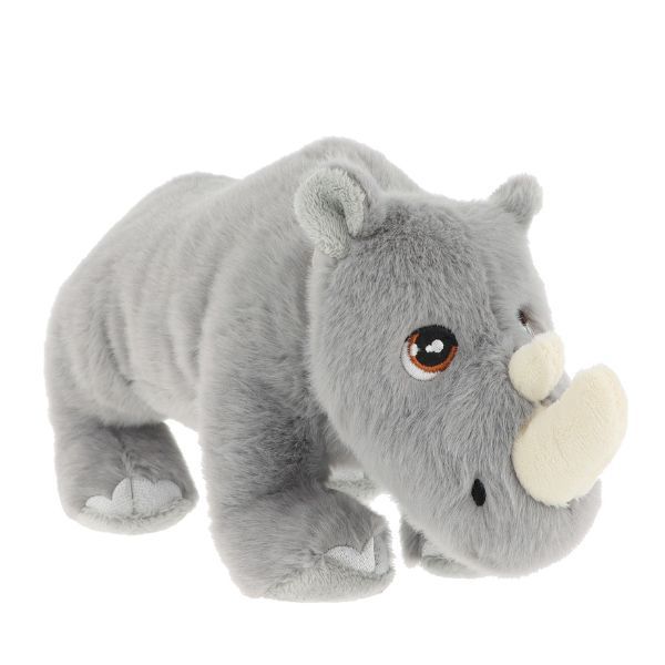 Keeleco Big 5 Collection: Standing 18cm Rhino Plush Toy