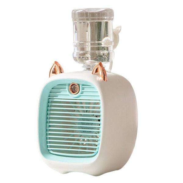 Mini Air Conditioner Fan Usb Humidifier 3 Speed 2 Mode For Office -B