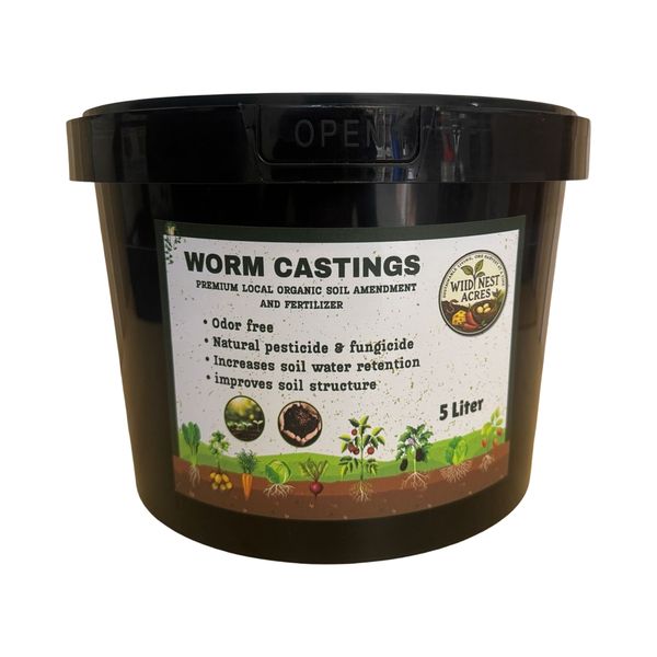 Worm Castings 5L - Organic Soil Amendment &amp; Fertiliser