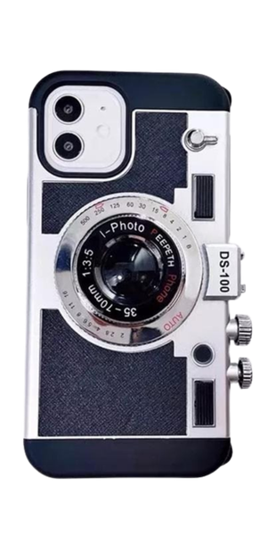 Emily In Paris Crossbody 3D Retro Camera Phone Case Holder With Strap -