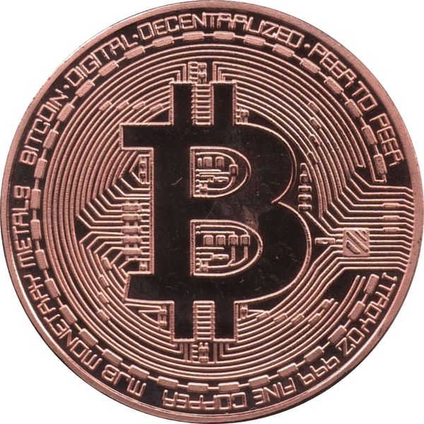Bitcoin - Bronze Plated Collectible Coin