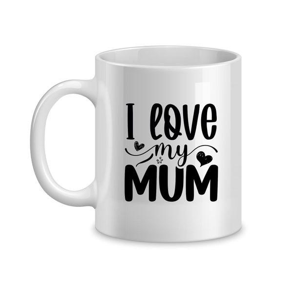 LoveMum Coffee Mugs for Mothers with Trendy Mom Sayings Graphic Present 059