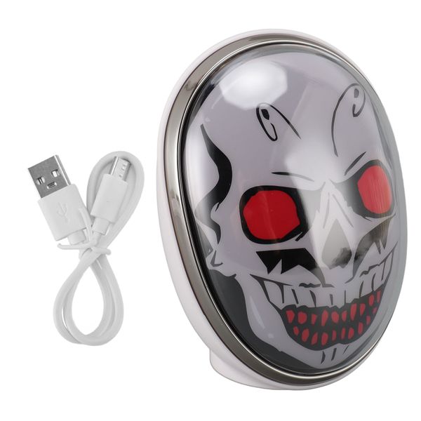 Skull BT Speaker, Halloween Light, White