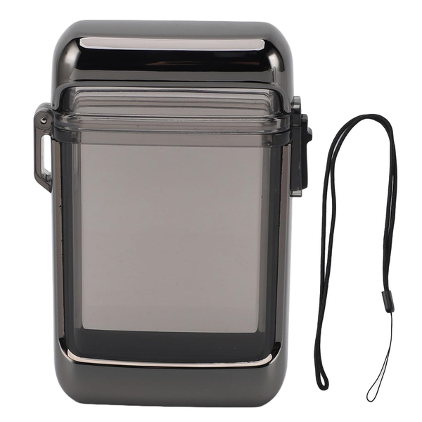 Portable Waterproof Cigarette Box with Lanyard - Various Colours