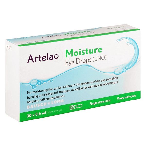 Artelac Moisture Eye Drops (UNO) 30 x 0.6ml