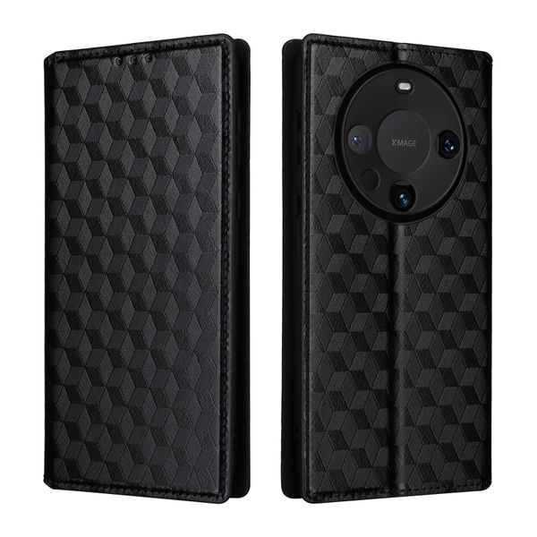 Magnetic Buckle Leather Case Compatible With Huawei Mate 60 Pro Plus