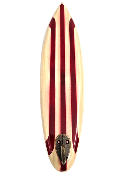 Surfboard Wall Hanging With Hook 7cm x 30cm