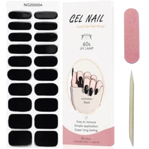 UV/LED Semi Cured Gel Nail Wraps 4