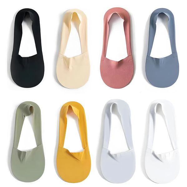 8 Pairs No Show Low-Cut Socks, Cotton Breathable Ankle Socks for Women