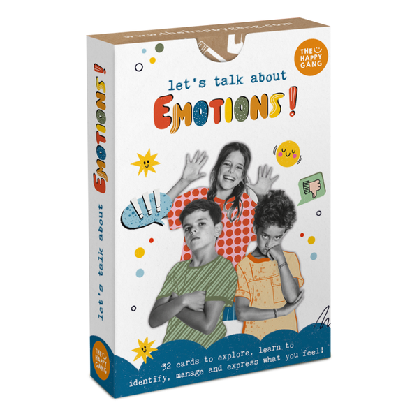 The Happy Gang - Let's Talk About Emotions - Flashcards for Parents &amp; Kids