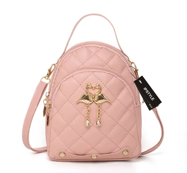 IPSTYLE Women Fashion Backpack Mini Ins Female Handbag Leisure Phone Packs