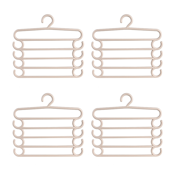 Pants Rack Multifunctional Household Saving Space Clothes 5 Layers A