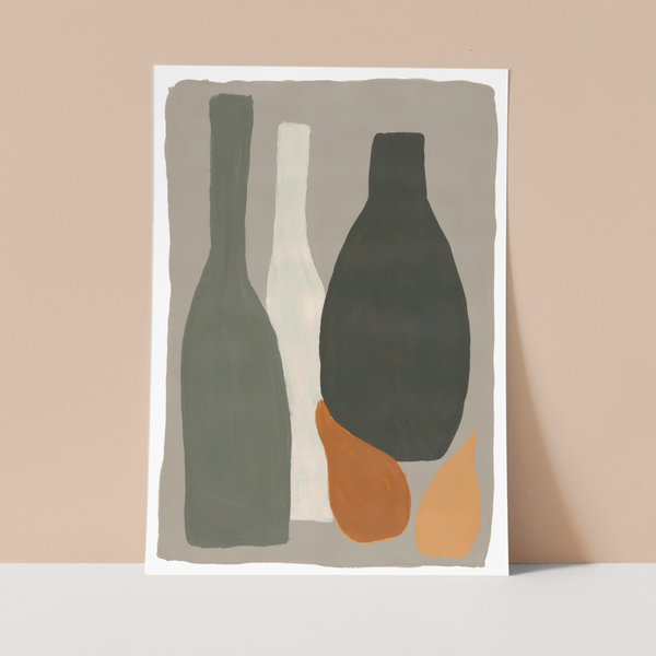 Vessels and Figs Wall Print