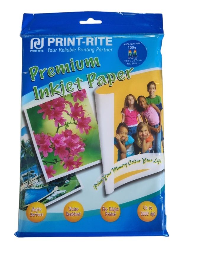 A4 Sublimation Paper 100g Shop Today. Get it Tomorrow!