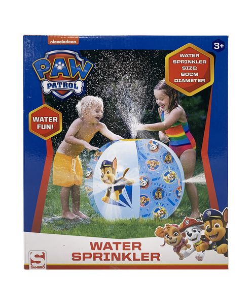 Paw Patrol Chase 60cm Beach Ball Water Sprinkler