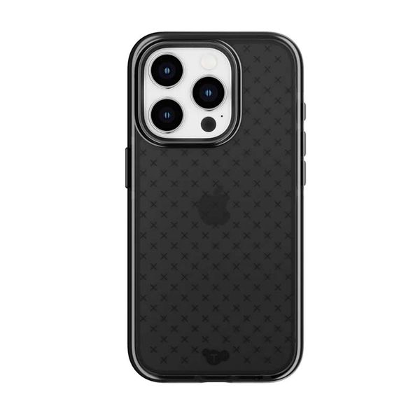 Tech21 Evo Check Apple iPhone 15 Pro Case - Smokey Black