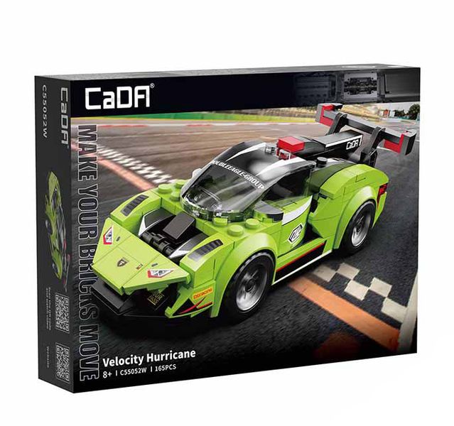 Cada 1:24 Free Wheel 165 Piece Velocity Hurricane