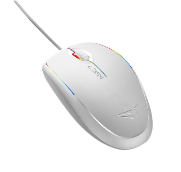 Alcatroz Asic 7 RGB FX Wired USB Mouse - White