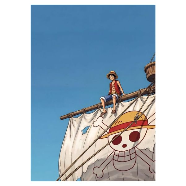 Luffy Atop The Thousand Sunny- A1 Poster