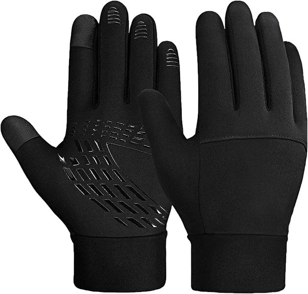 One Pair Outdoor Winter Gloves with Touch Screen Finger Compatibility