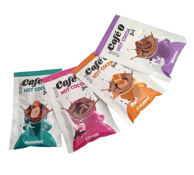 Umlozi Cafe O - 10 Individually Packed Hot Cocoa - Hot Chocolate 3 in 1