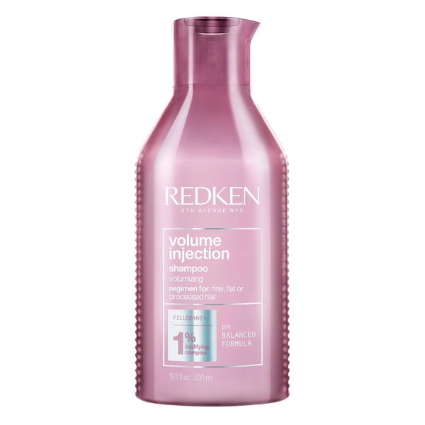 Redken Volume Injection Lightweight, Volumising Shampoo for Fine, Flat Hair - 300ml