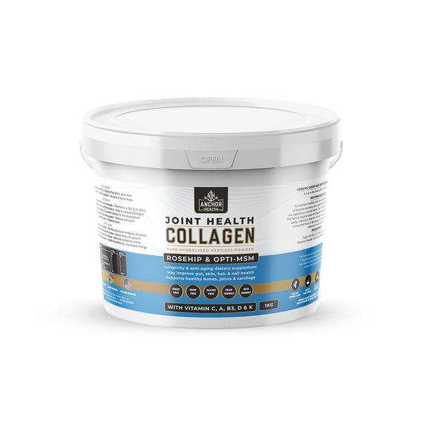 Anchor Health Joint Health Collagen with Opti-MSM &amp; Rosehip - 1Kg