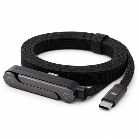 240W USB C Cable Fast Charging Type C Charger with Phone Stand Image