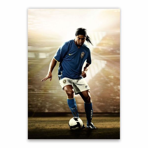 Ronaldinho Brazil Blue Poster - A1