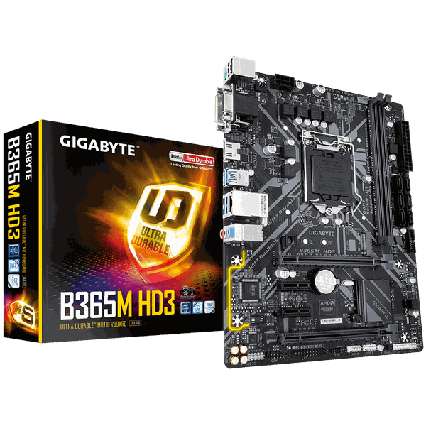 Gigabyte B365M HD3 Ultra Durable Motherboard